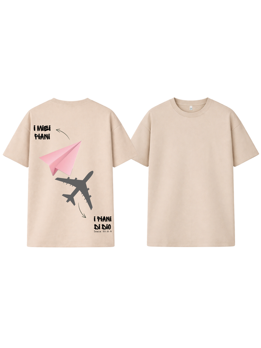 I Miei Piani / I Piani di Dio – Christliches T-Shirt oversized (Jesaja 55:8-9)