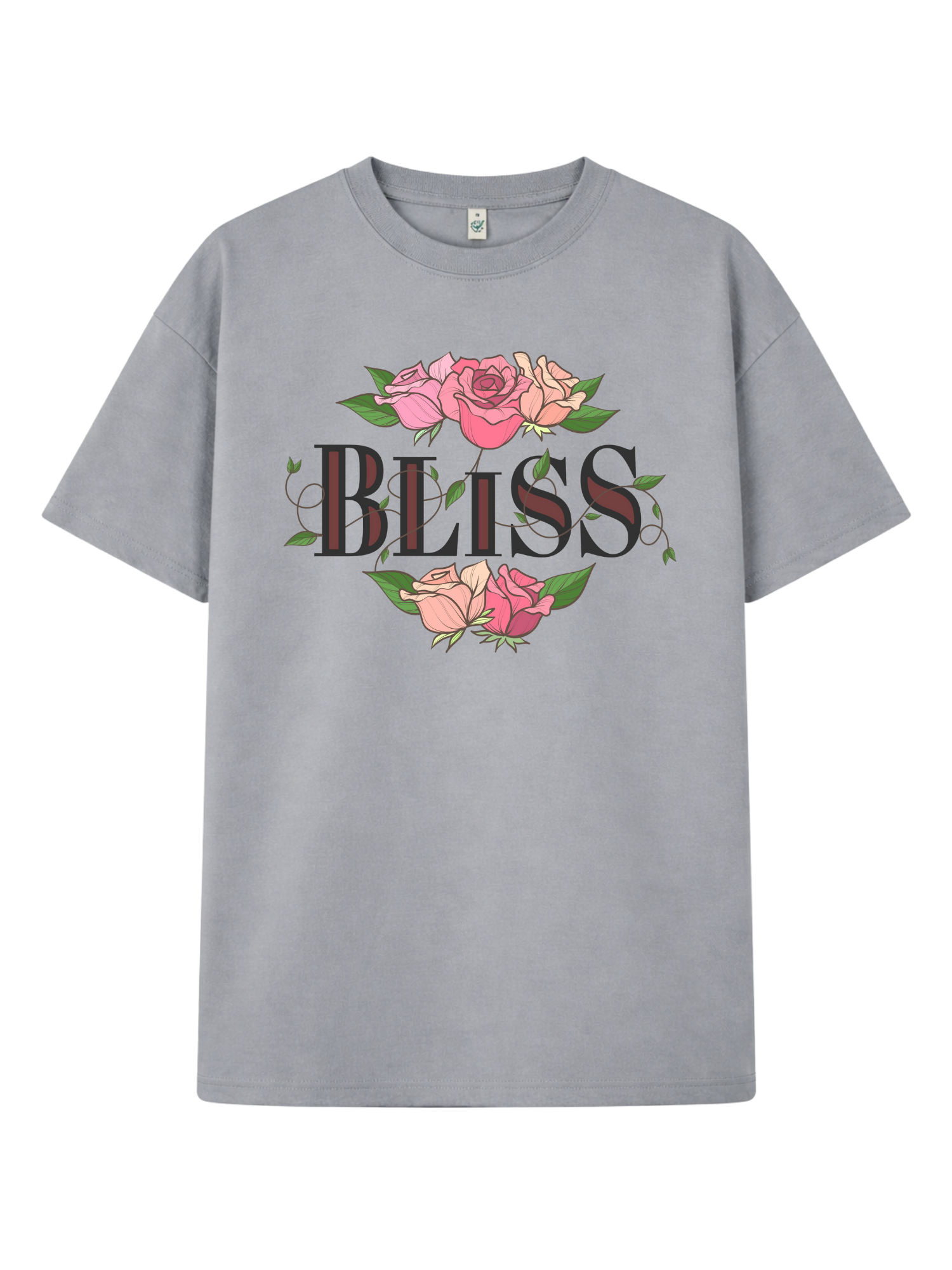 Bliss Oversize T-Shirt Grau