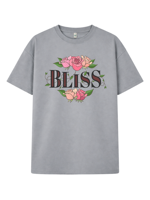 Bliss Oversize T-Shirt Grau