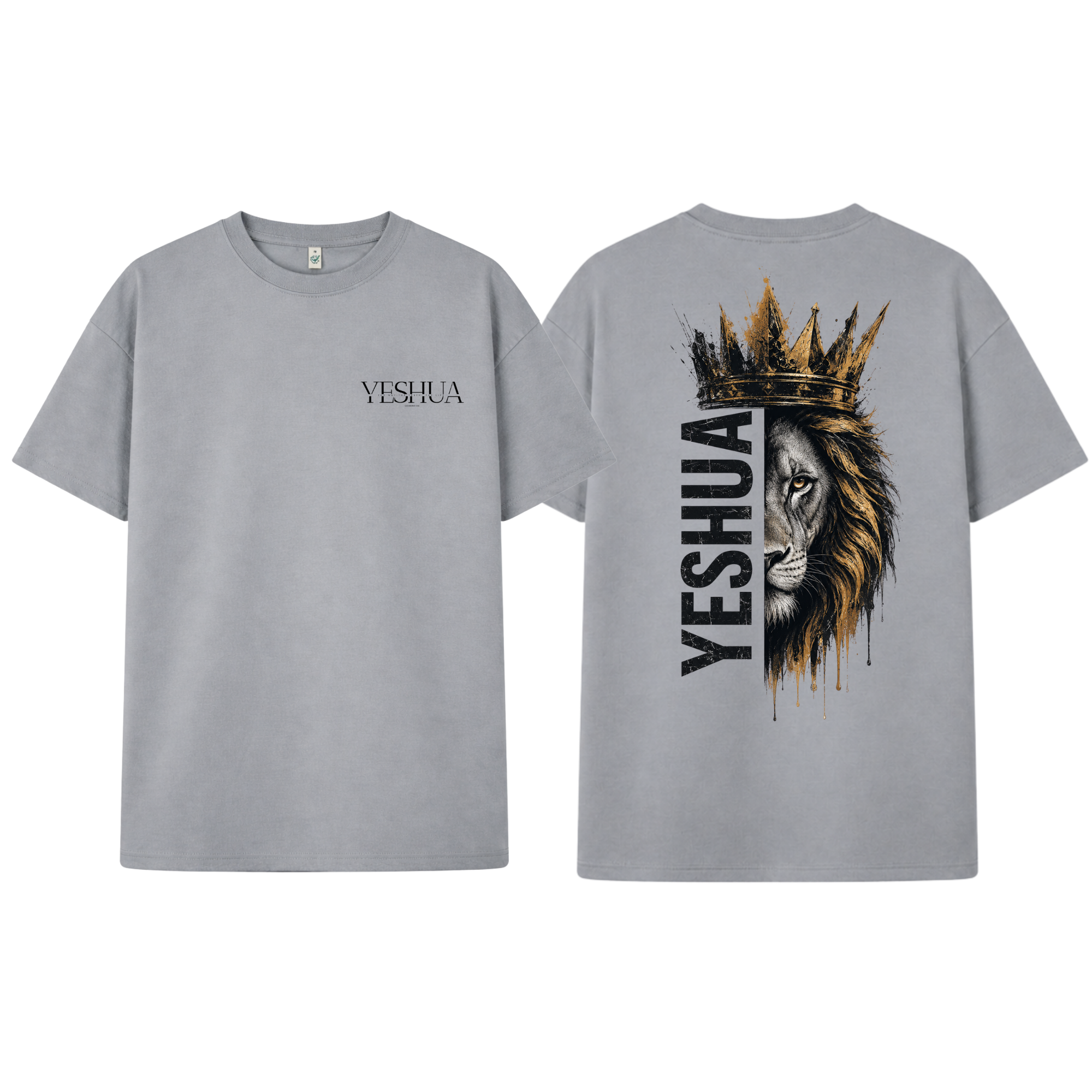Christliches Unisex T-Shirt „Yeshua – Lion of Judah“