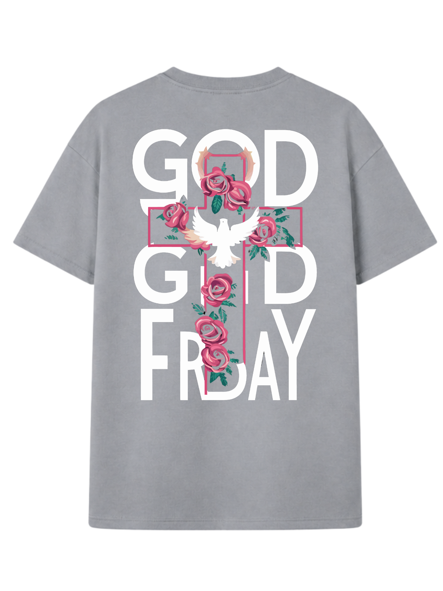 God Good Friday T-Shirt Grau