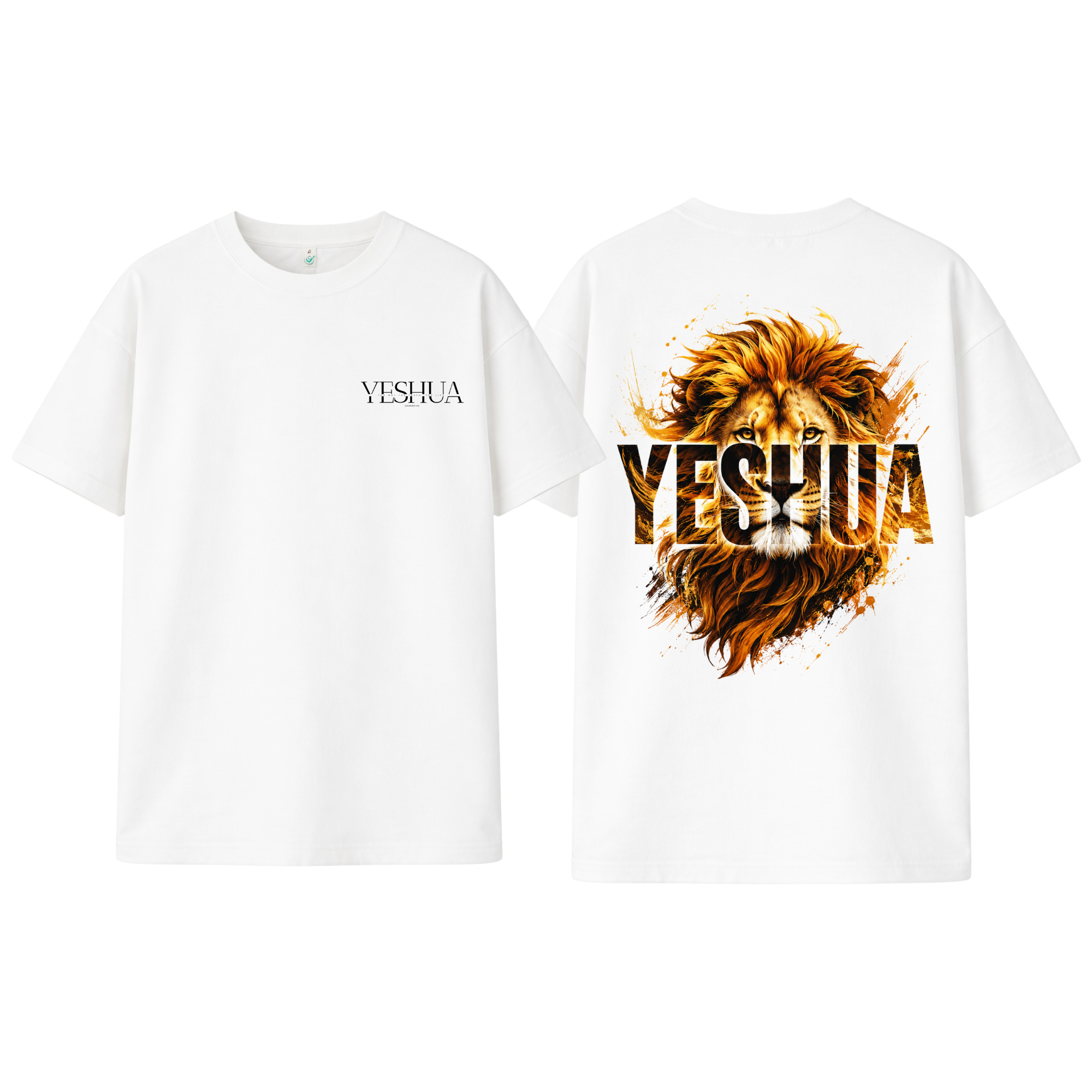Christliches Unisex T-Shirt „Yeshua Lion“