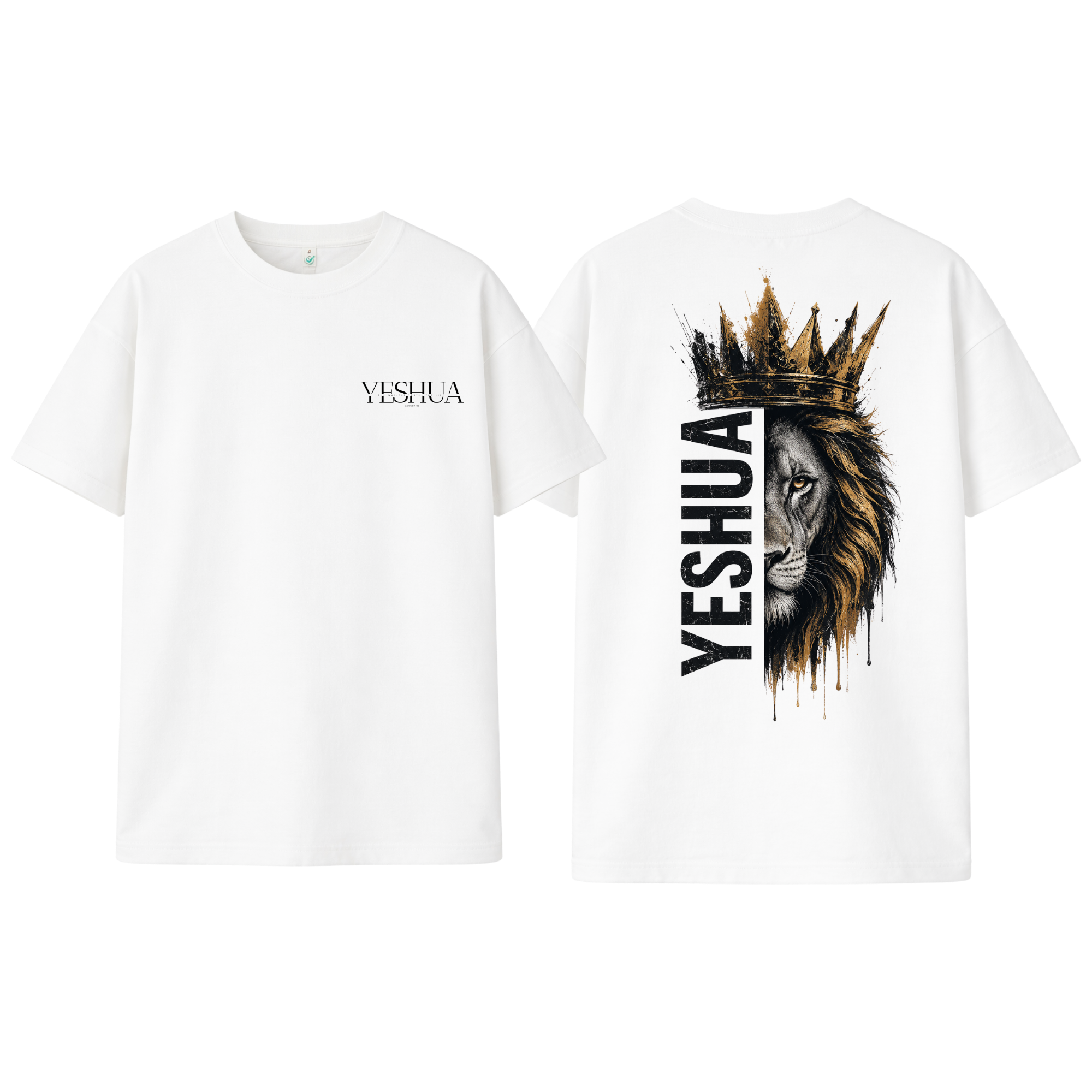 Christliches Unisex T-Shirt „Yeshua – Lion of Judah“