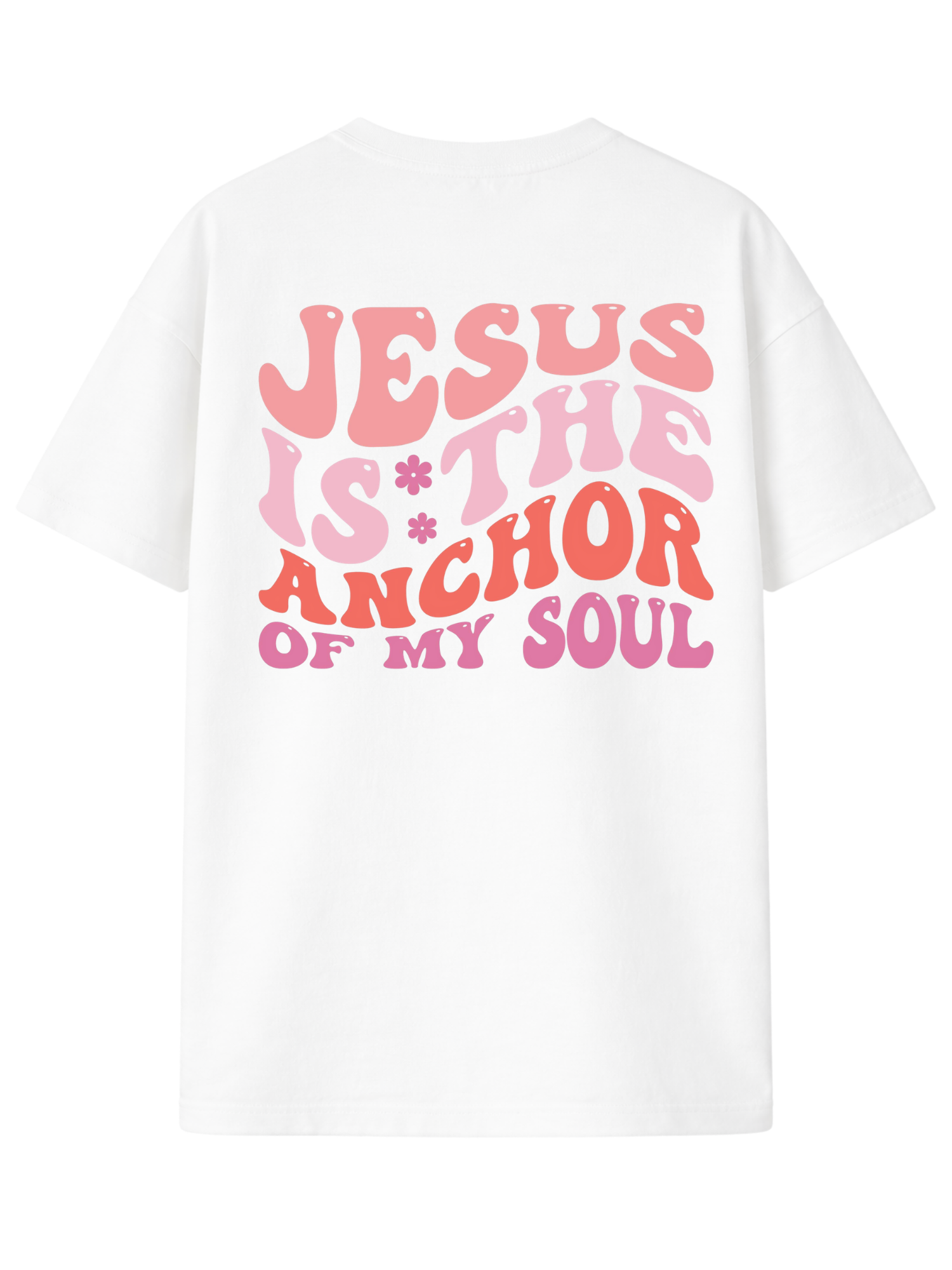 Christliches Unisex T-Shirt „Jesus Is the Anchor of My Soul“