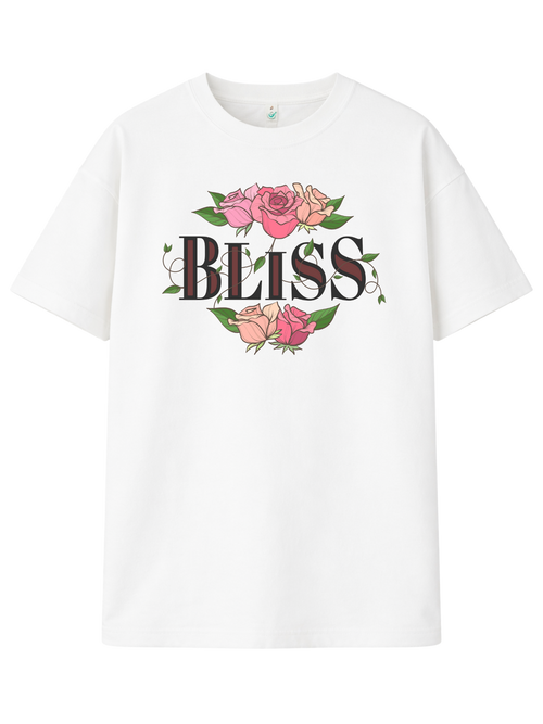 Bliss Oversize T-Shirt Weiß