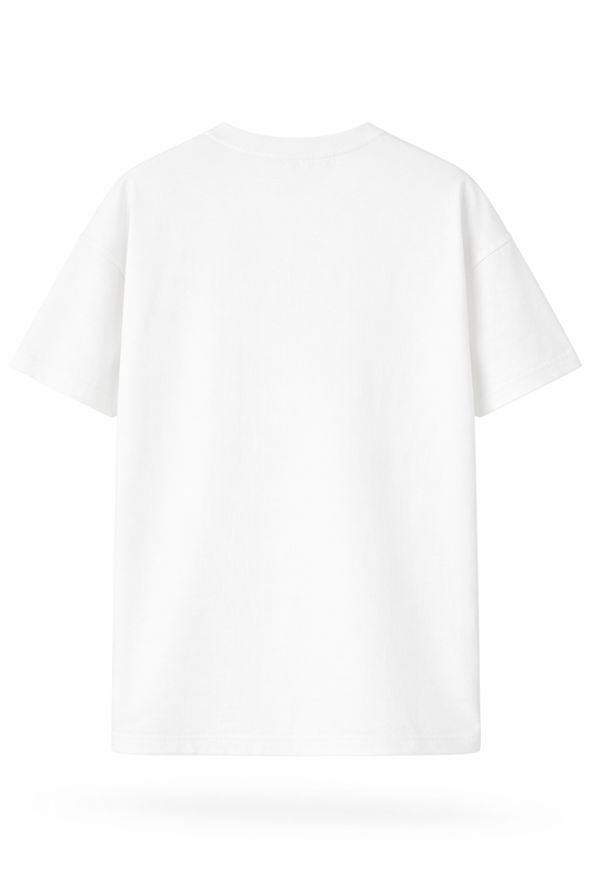 Unisex T-shirt Oversized Personaliziert DTF (Rückseite)