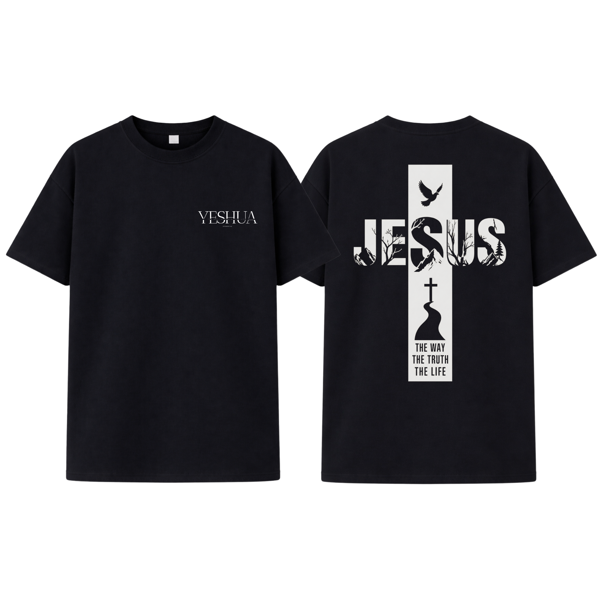 Yeshua T-Shirt „The Way, The Truth, The Life“