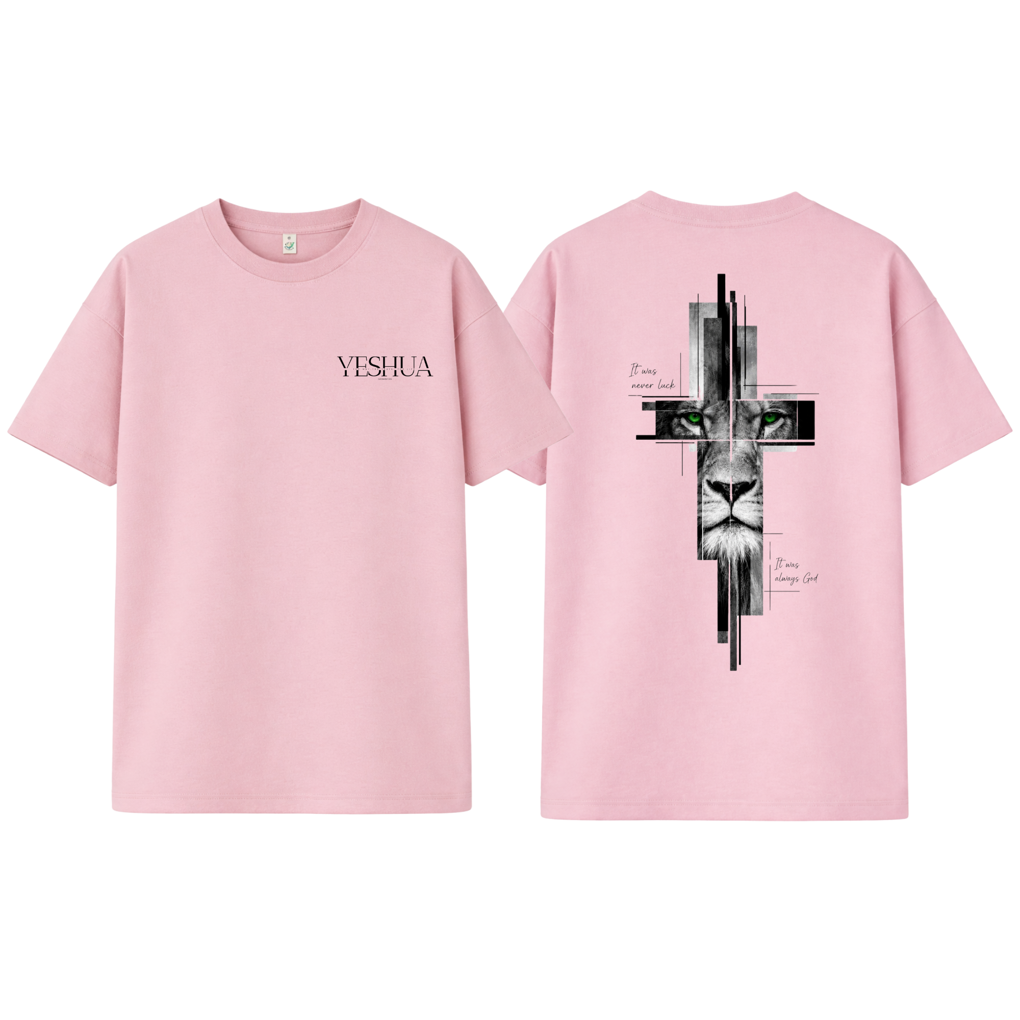 Christliches Unisex T-Shirt „Yeshua – It Was Always God“