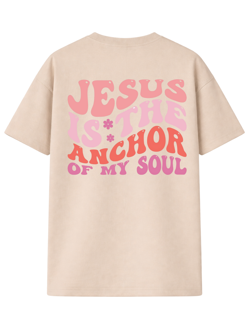 Christliches Unisex T-Shirt „Jesus Is the Anchor of My Soul“