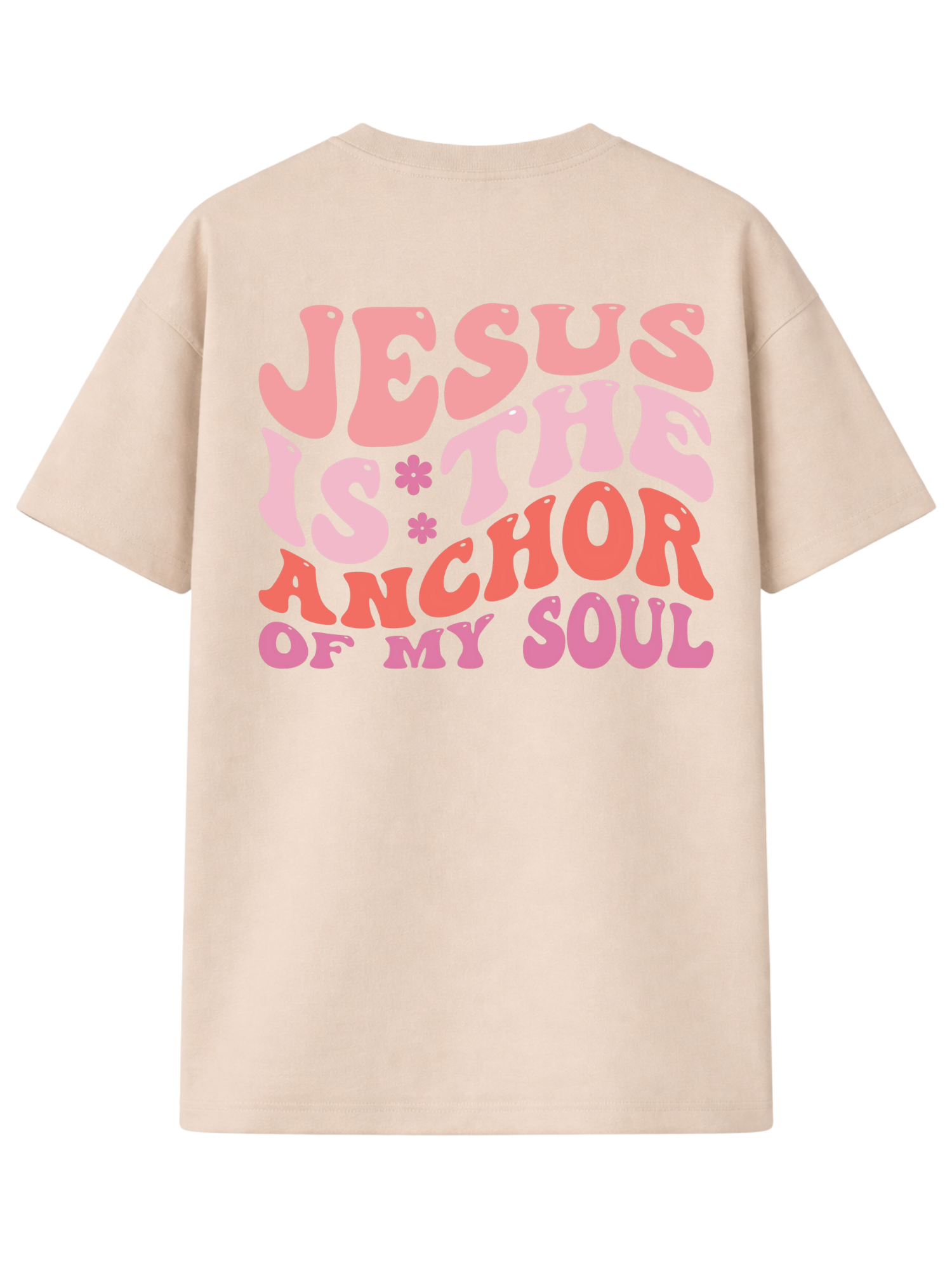 Christliches Unisex T-Shirt „Jesus Is the Anchor of My Soul“