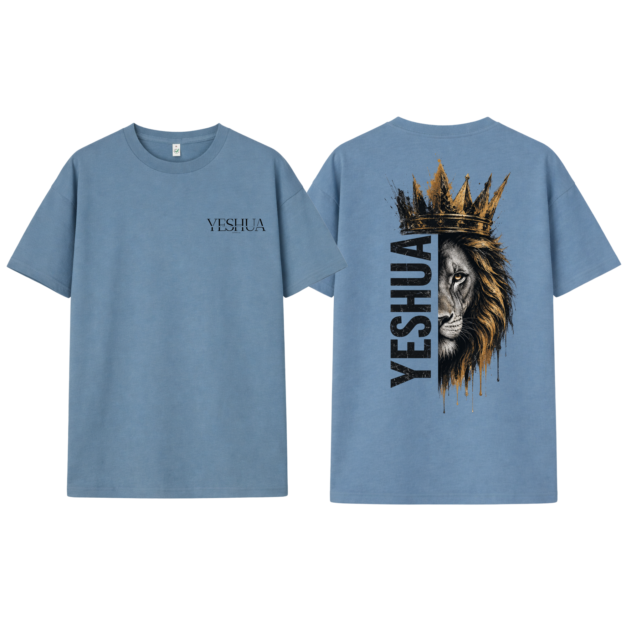 Christliches Unisex T-Shirt „Yeshua – Lion of Judah“