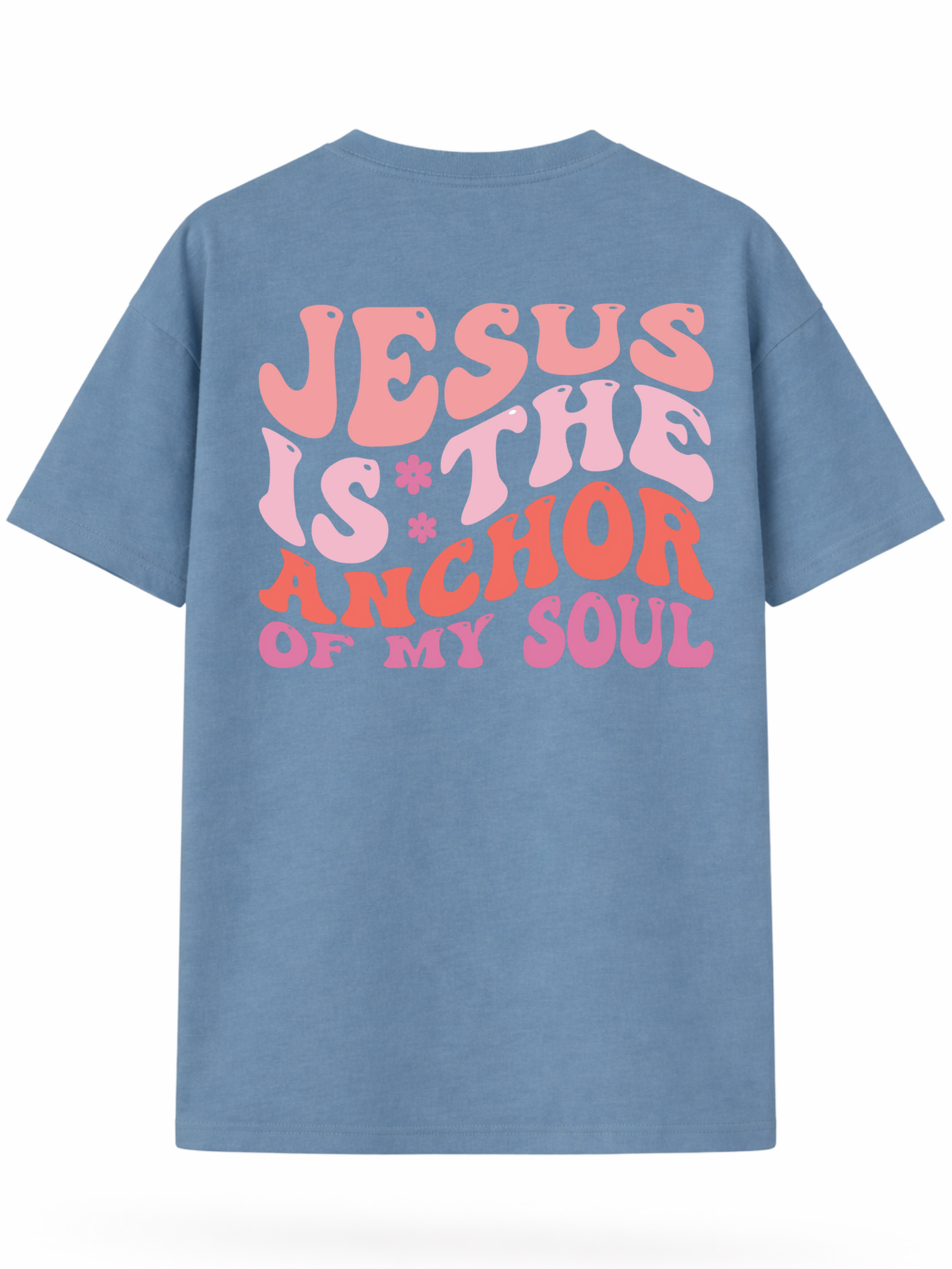 Christliches Unisex T-Shirt „Jesus Is the Anchor of My Soul“