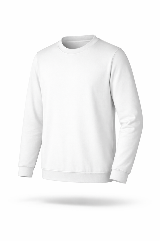 Herren Basic Sweatshirt mit Rundhalsausschnitt (Vorderseite)